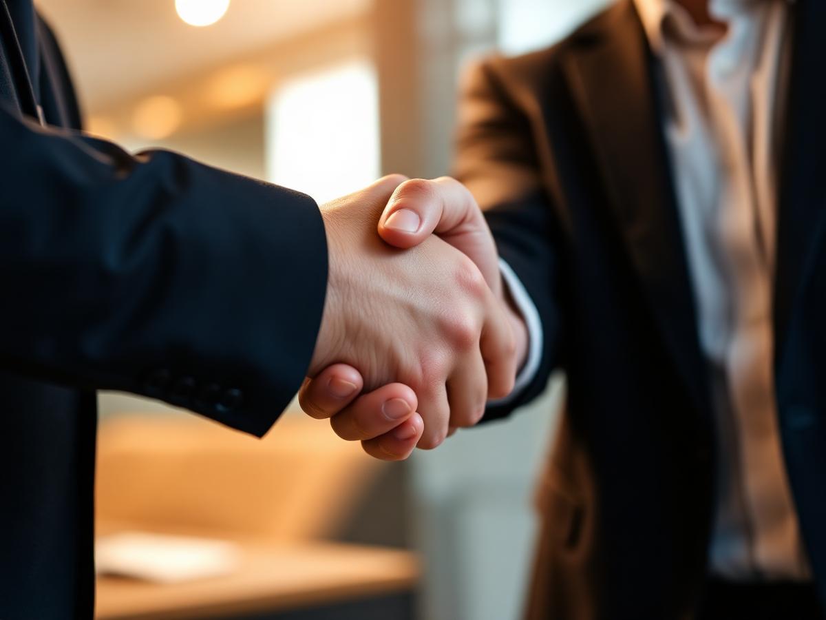 Attorney and client meeting